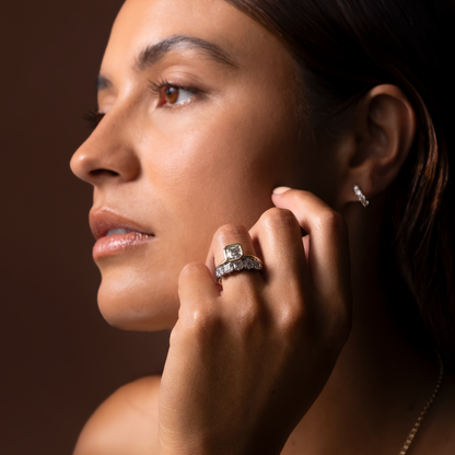Solitaire-Oval Lab Grown Diamond Engagement Ring