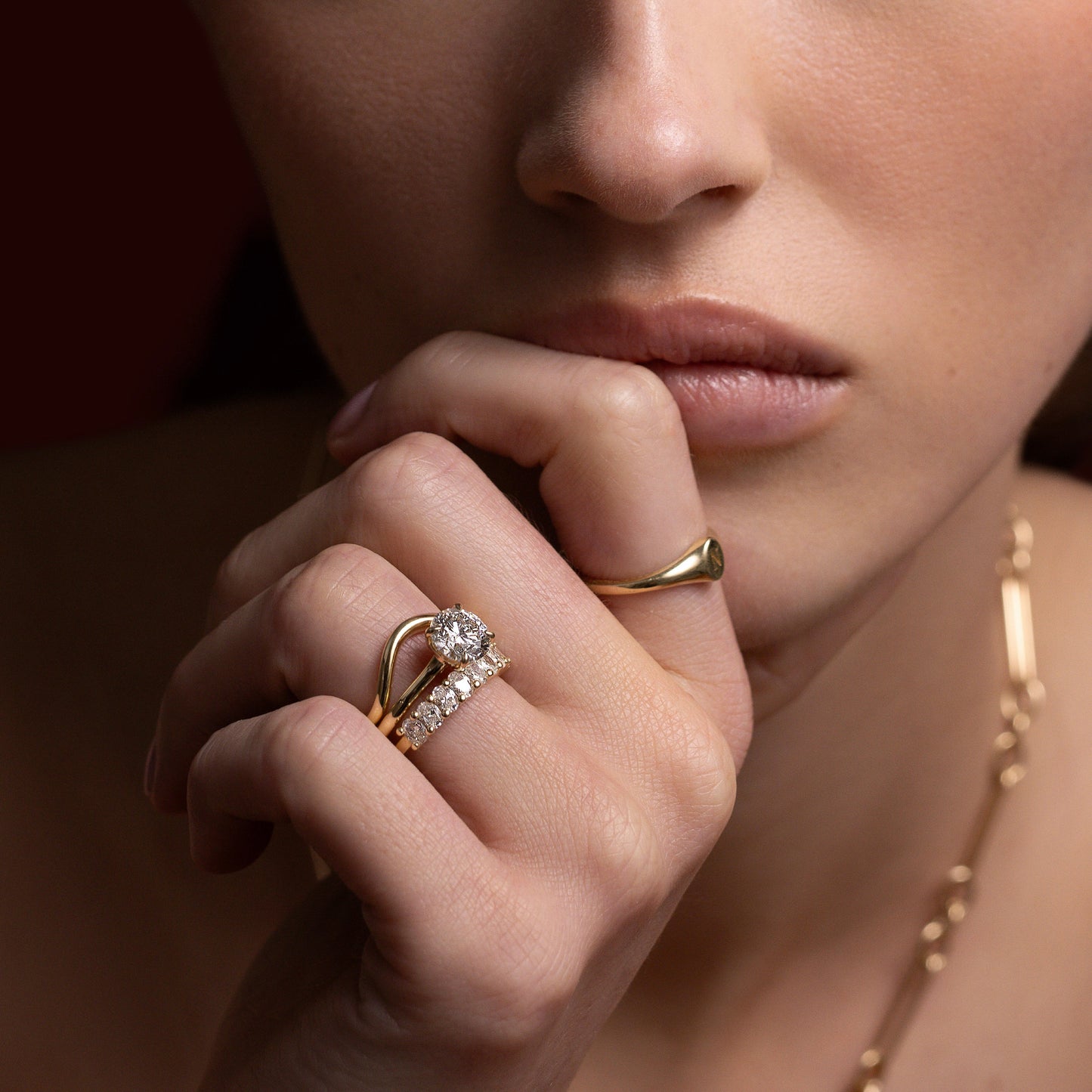 Solitaire-Oval Lab Grown Diamond Engagement Ring