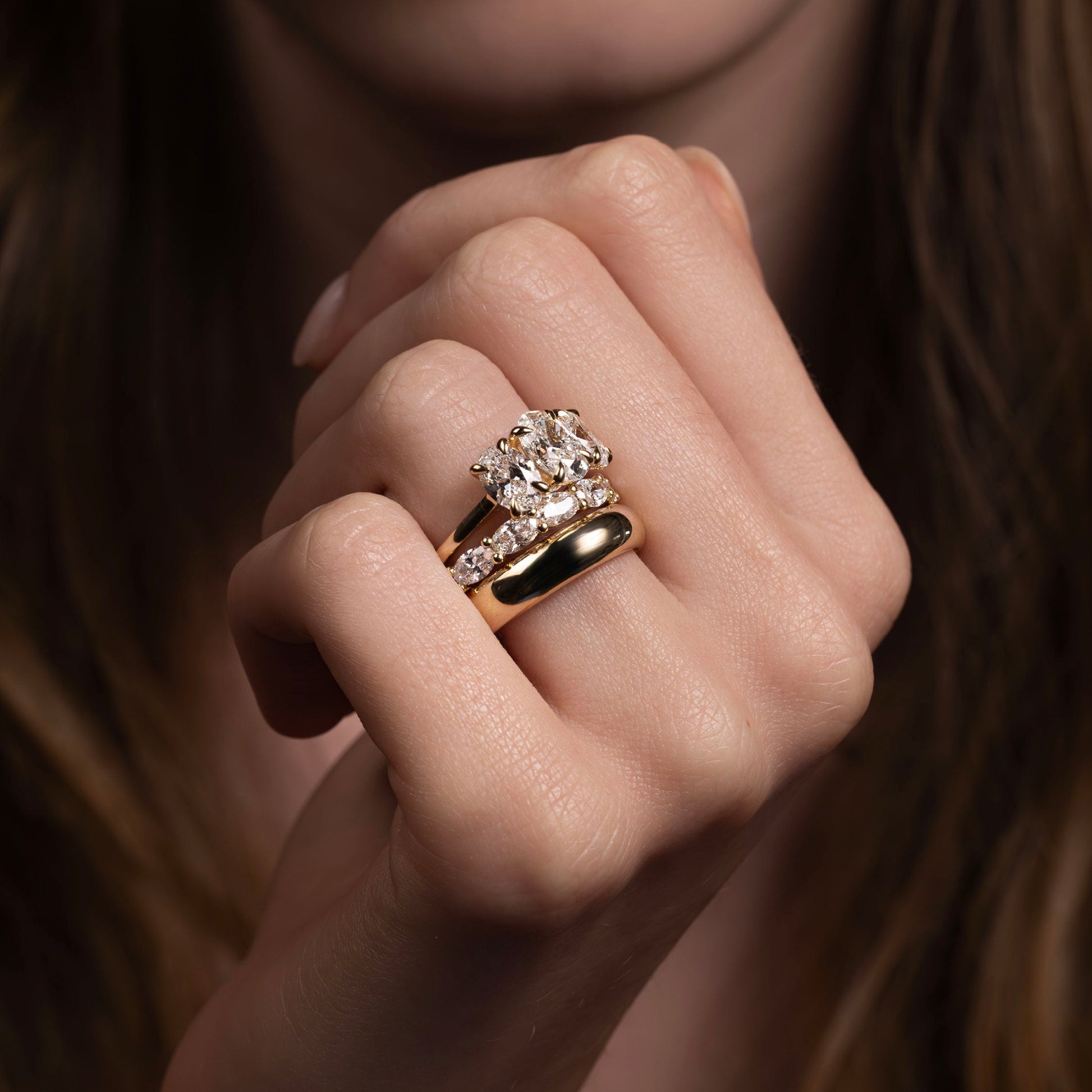 Solitaire-Oval Lab Grown Diamond Engagement Ring
