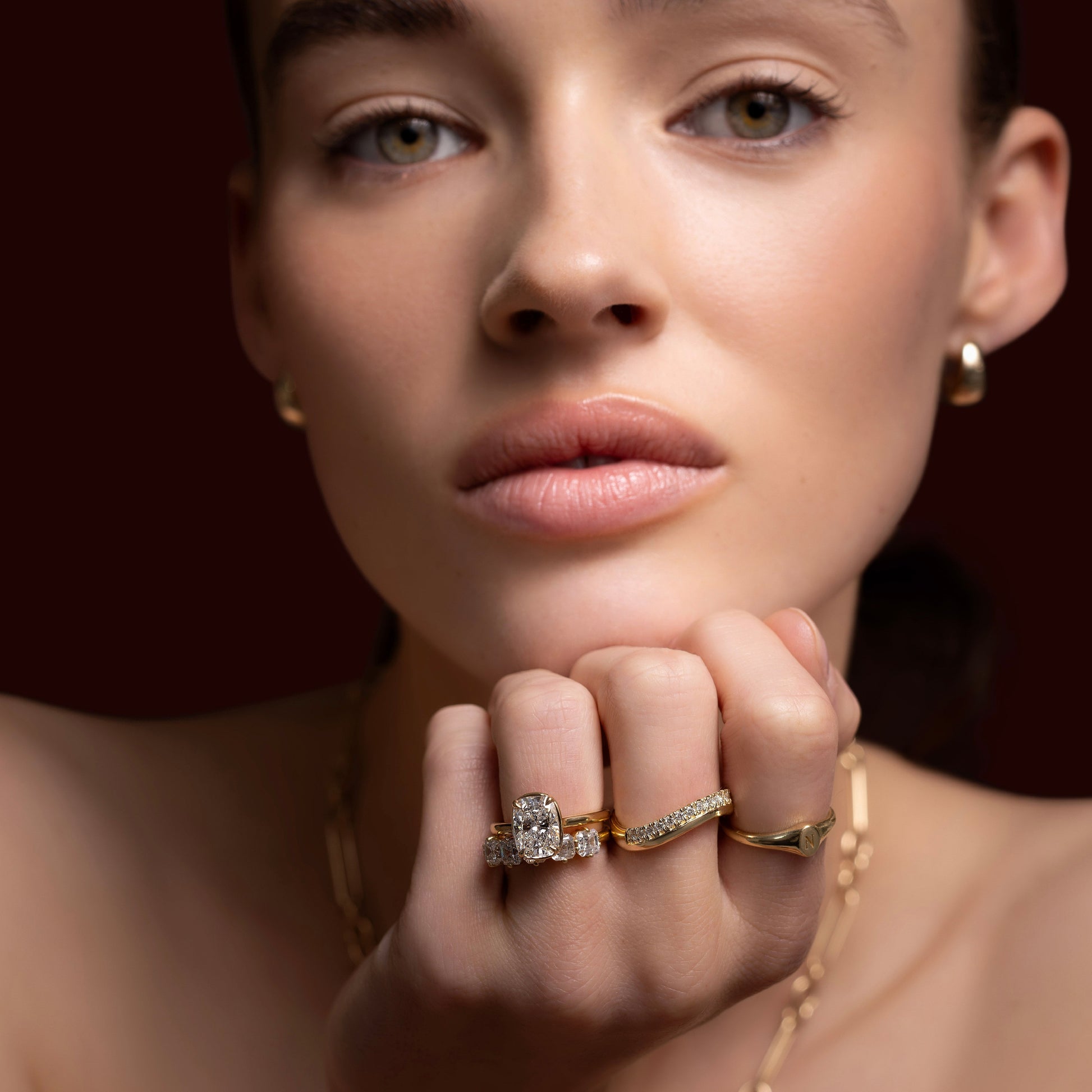 Solitaire-Oval Lab Grown Diamond Engagement Ring