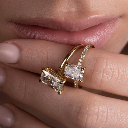 Solitaire-Oval Lab Grown Diamond Engagement Ring