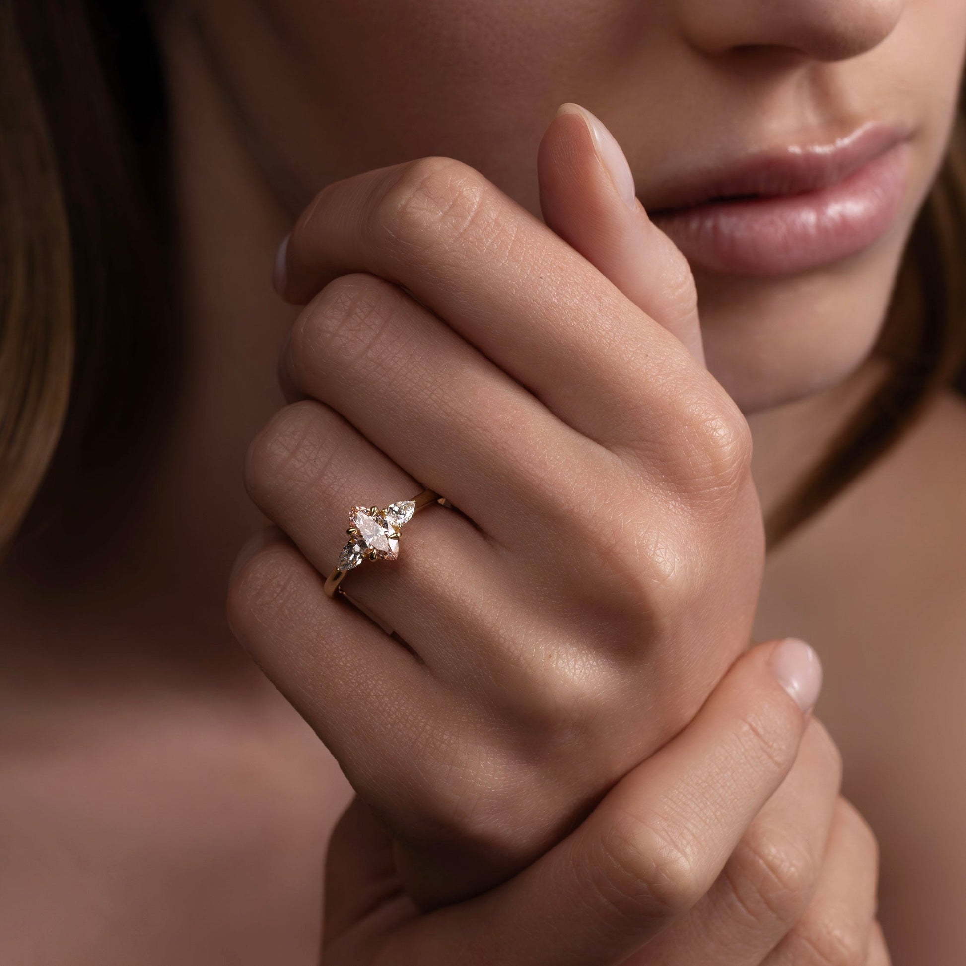 Solitaire-Oval Lab Grown Diamond Engagement Ring