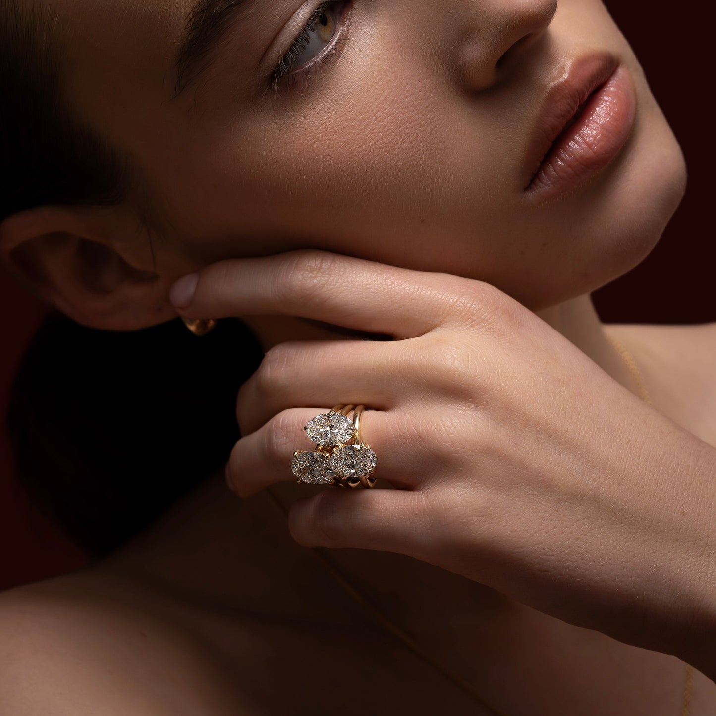 Solitaire-Oval Lab Grown Diamond Engagement Ring
