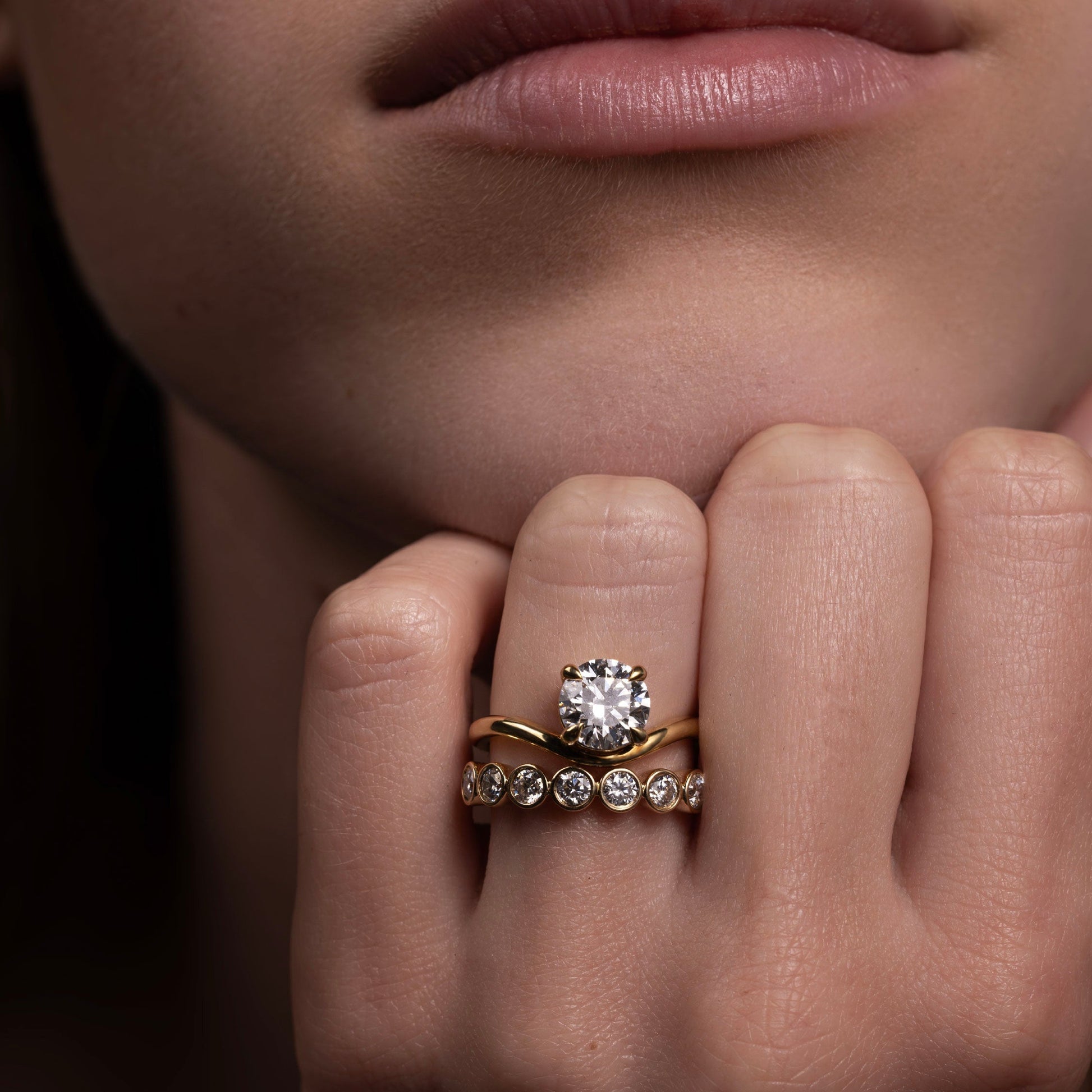 Solitaire-Oval Lab Grown Diamond Engagement Ring