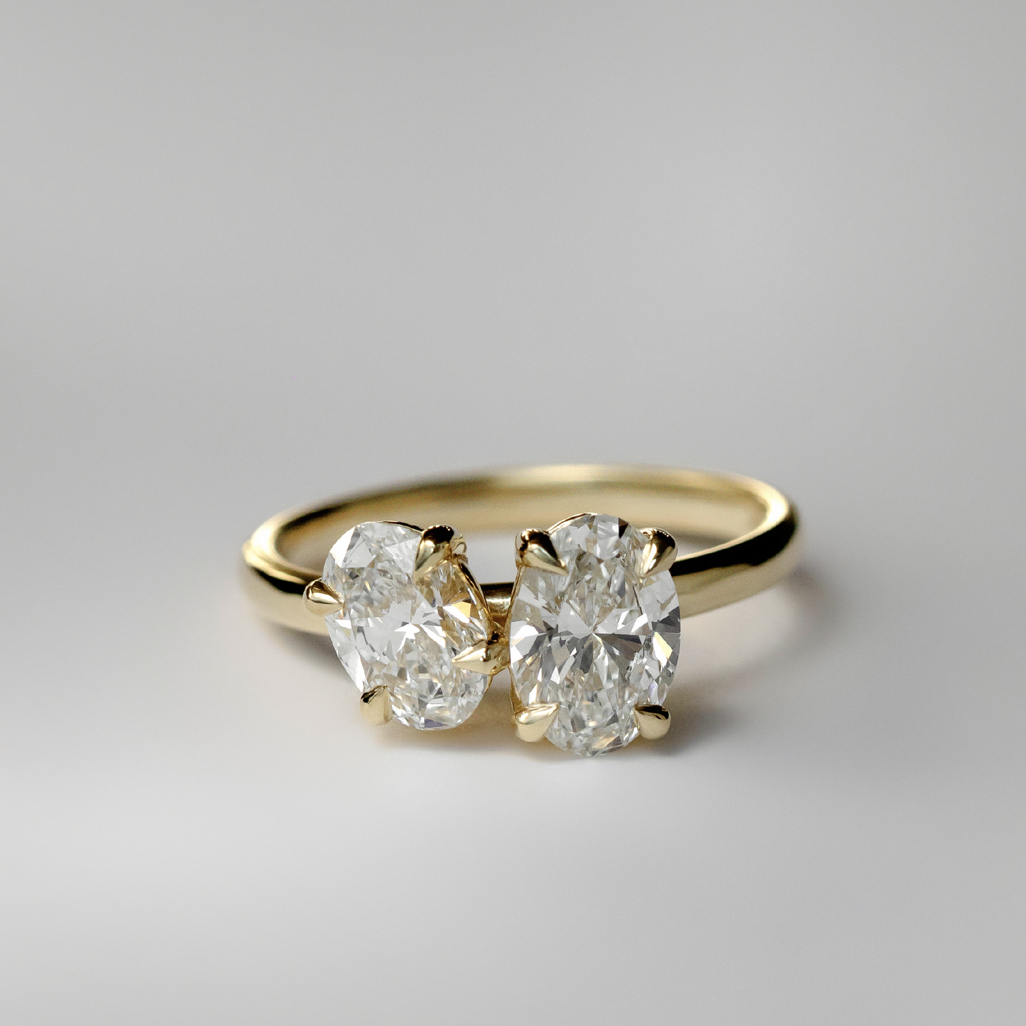 Toi Et Moi-Oval & Oval Lab Grown Diamond Engagement Ring