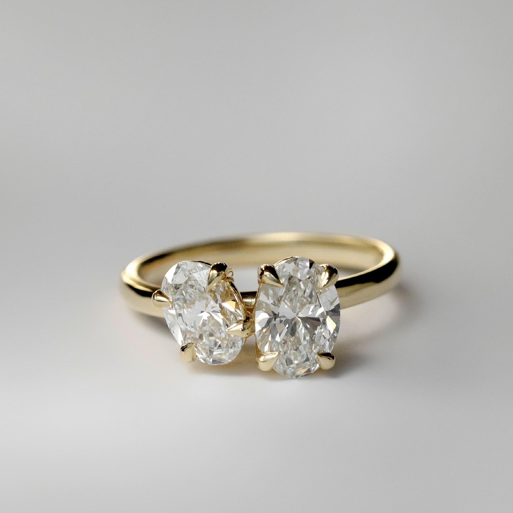 Toi Et Moi-Oval & Oval Lab Grown Diamond Engagement Ring