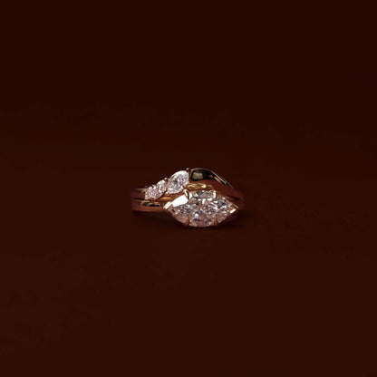 Solitaire- 1.0 CT Oval Moissanite Engagement Ring