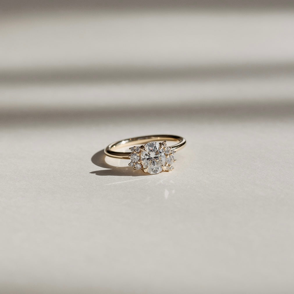Solitaire-Oval Lab Grown Diamond Engagement Ring