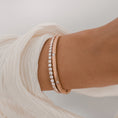 Load image into Gallery viewer, Exquisite 1 TCW Round Lab-Grown Diamond Tennis Bracelet
