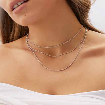 Elegant Gold Rope Chain Necklaces 7