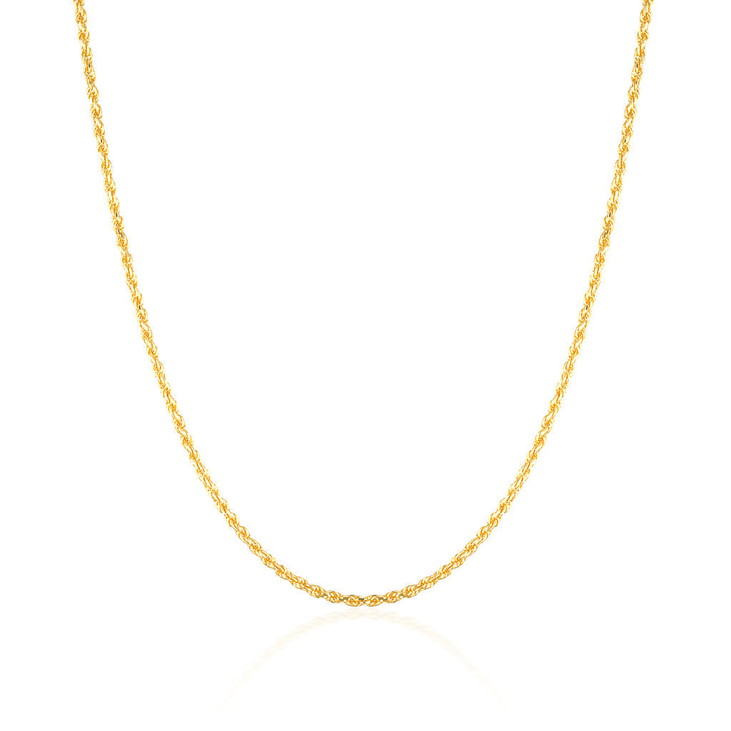 Elegant Gold Rope Chain Necklaces 1