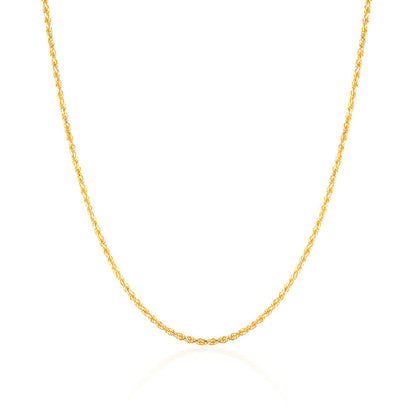 Elegant Gold Rope Chain Necklaces 1