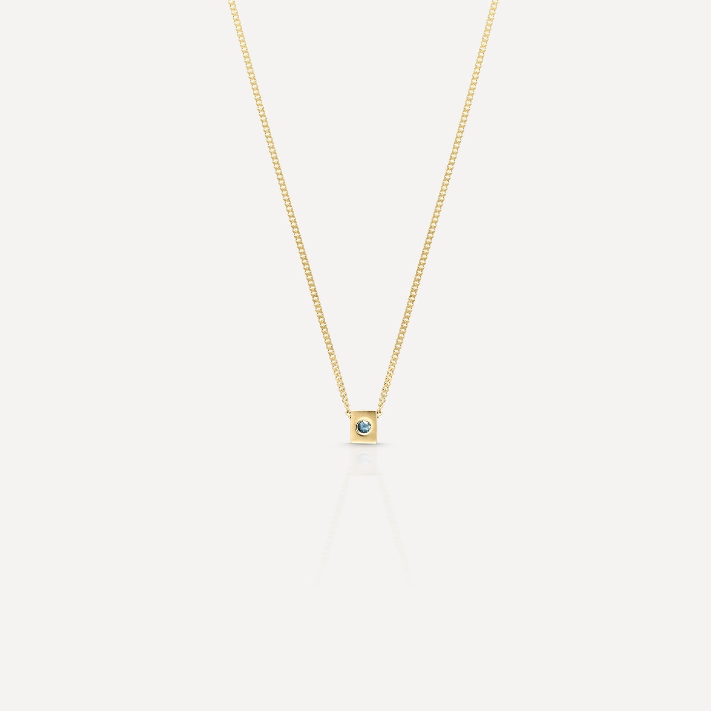 Elegant 0.20 TCW Round Green Topaz Gold Pendant Necklace 2