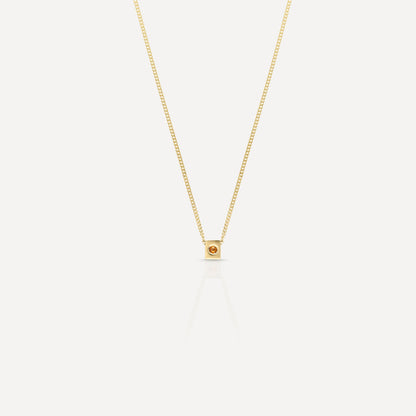 Elegant 0.20 TCW Round Green Topaz Gold Pendant Necklace 8