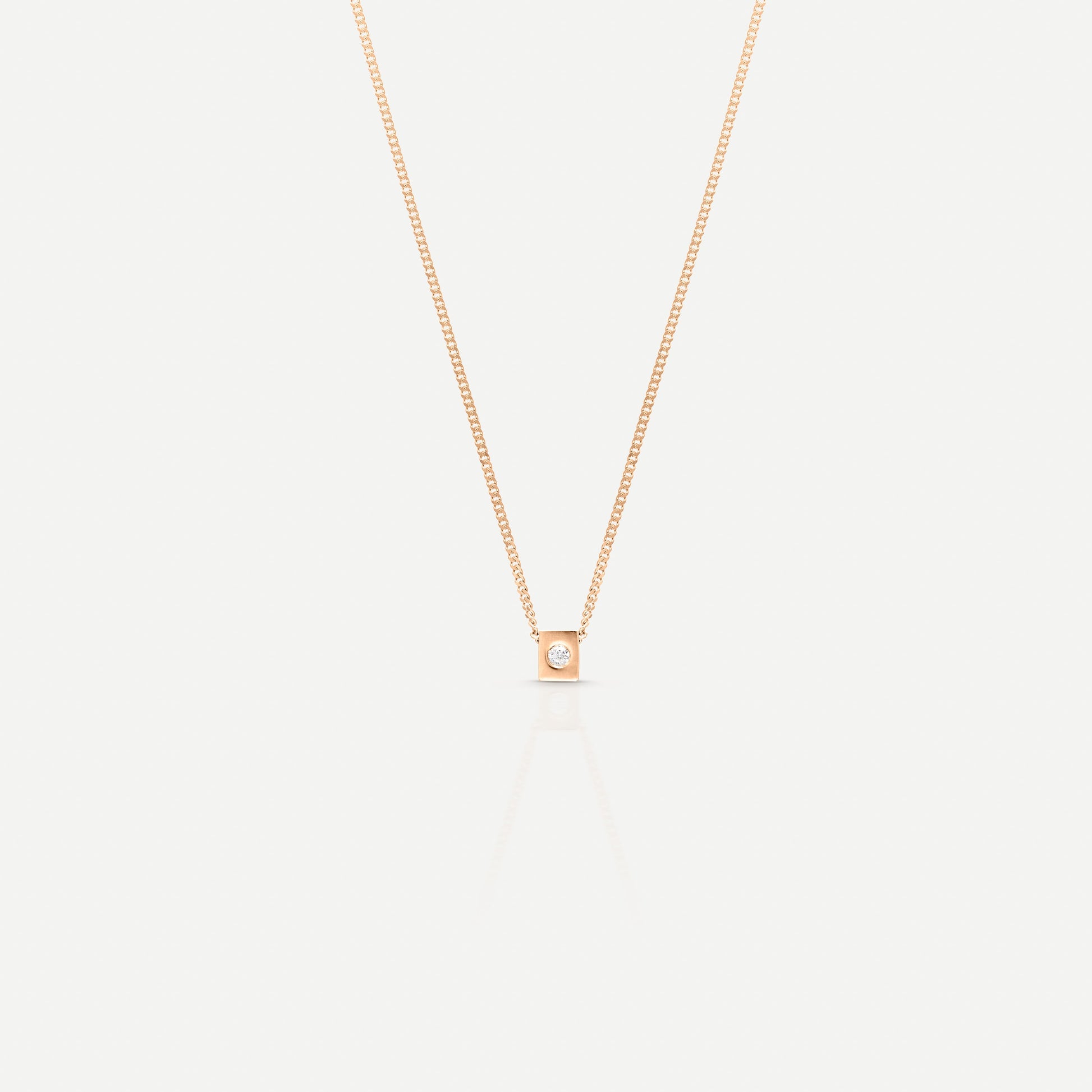 Elegant 0.20 TCW Round Green Topaz Gold Pendant Necklace 13