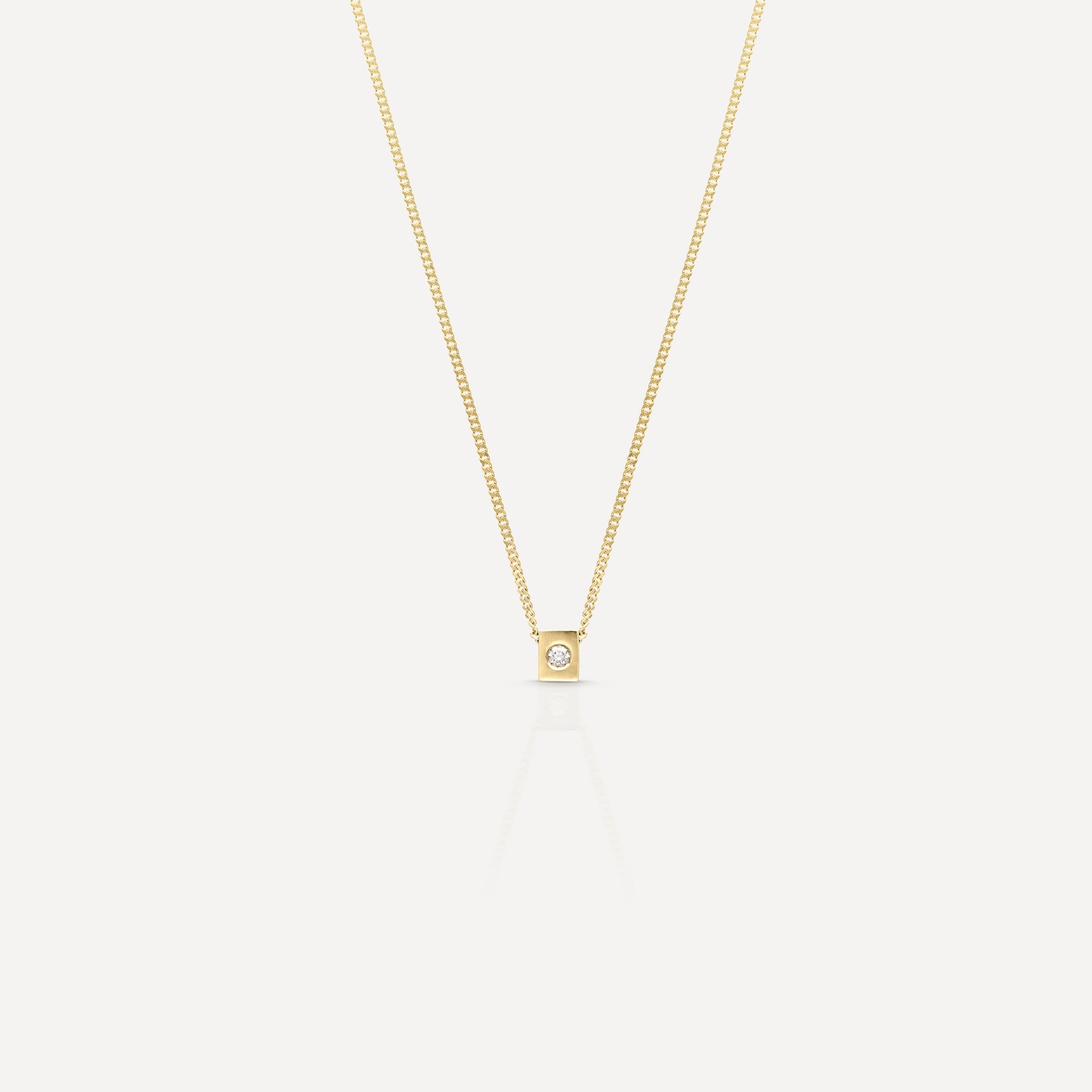 Elegant 0.20 TCW Round Green Topaz Gold Pendant Necklace 4