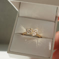 Load image into Gallery viewer, 1.60 CT Marquise & Round Lab-Grown Diamond Gold Engagement Ring
