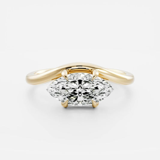 Solitaire-Oval Lab Grown Diamond Engagement Ring