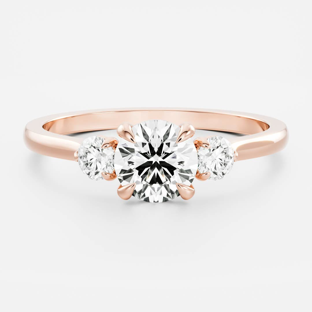 Solitaire- 1.0 CT Oval Moissanite Engagement Ring