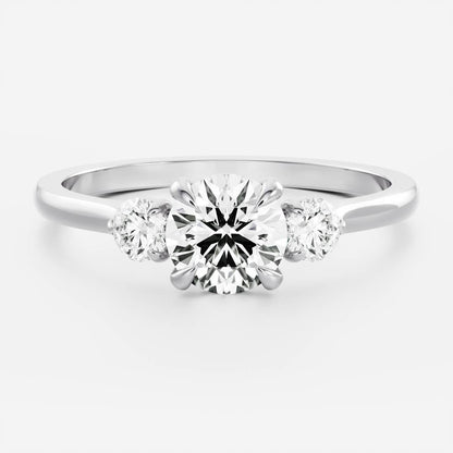 Solitaire- 1.0 CT Oval Moissanite Engagement Ring