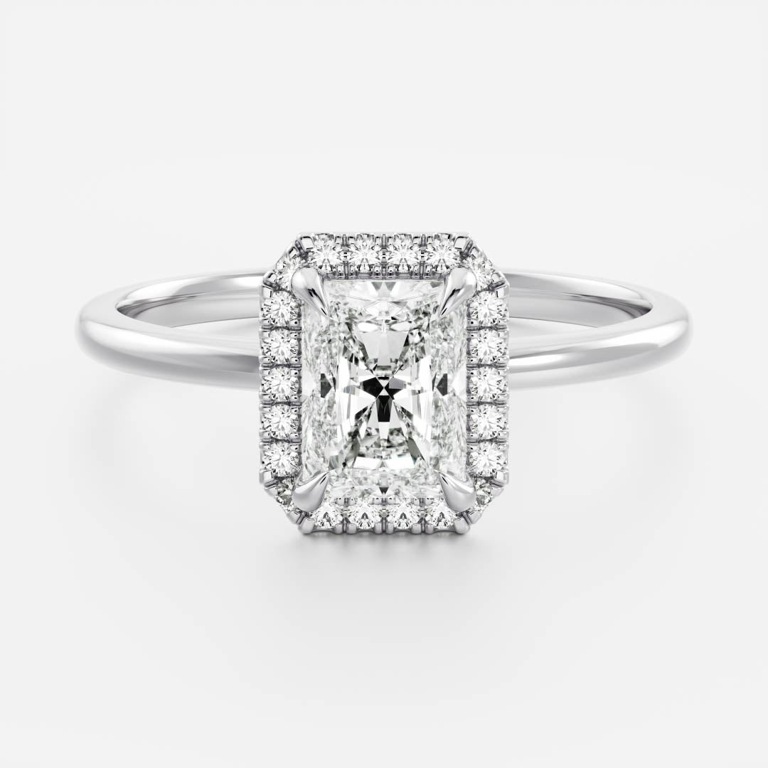 Solitaire- 1.0 CT Oval Moissanite Engagement Ring