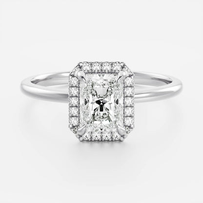 Solitaire- 1.0 CT Oval Moissanite Engagement Ring