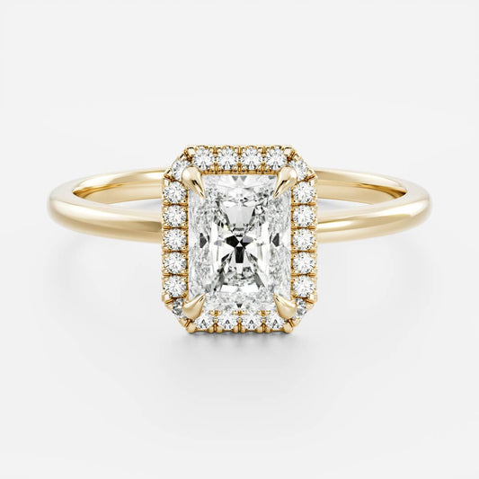Solitaire- 1.0 CT Oval Moissanite Engagement Ring