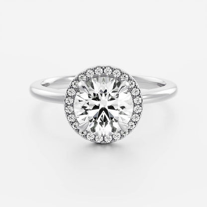 Solitaire- 1.0 CT Oval Moissanite Engagement Ring