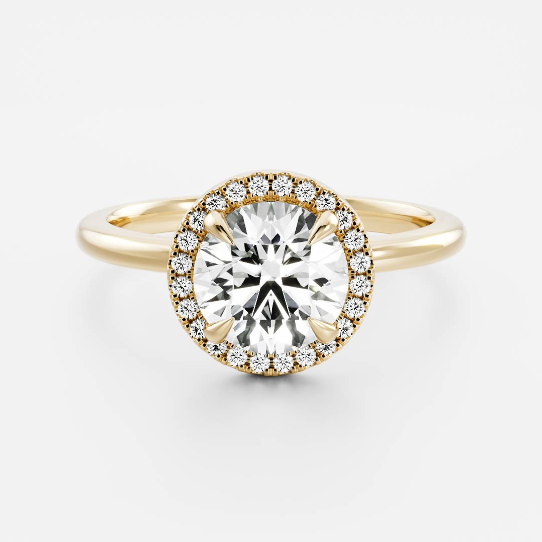 Solitaire-Oval Lab Grown Diamond Engagement Ring