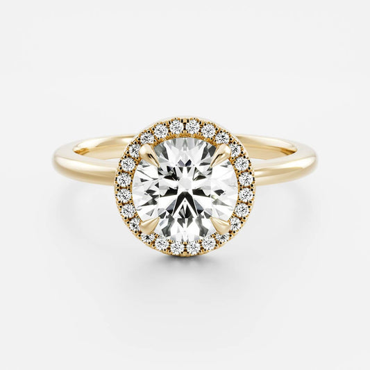 Solitaire- 1.0 CT Oval Moissanite Engagement Ring