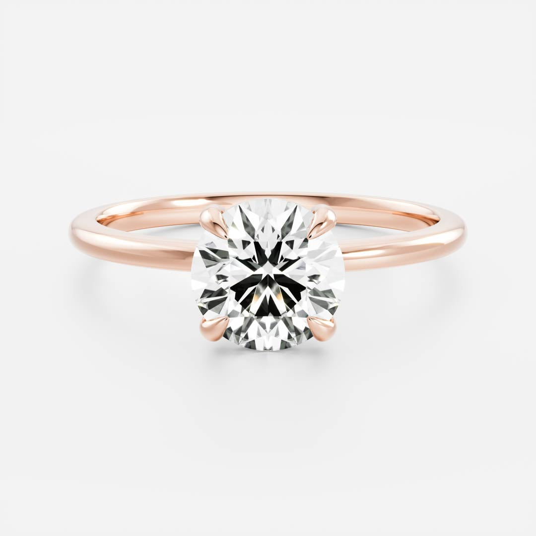 Solitaire-Oval Lab Grown Diamond Engagement Ring