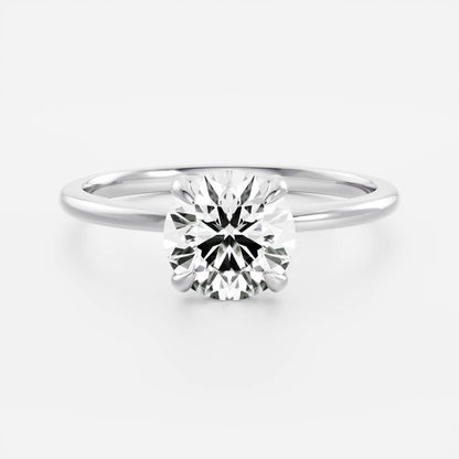 Solitaire-Oval Lab Grown Diamond Engagement Ring