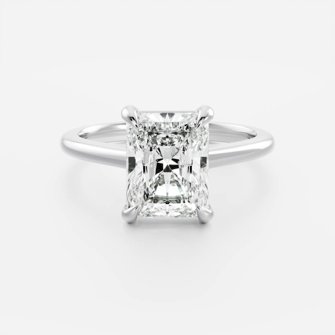 Solitaire-Oval Lab Grown Diamond Engagement Ring