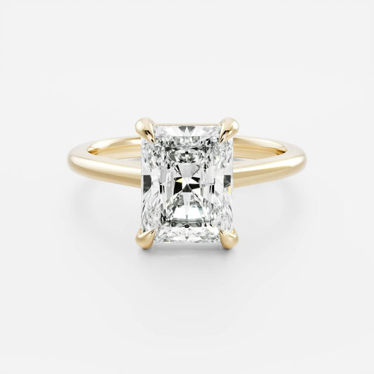 Solitaire-Oval Lab Grown Diamond Engagement Ring