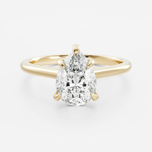 Solitaire-Oval Lab Grown Diamond Engagement Ring