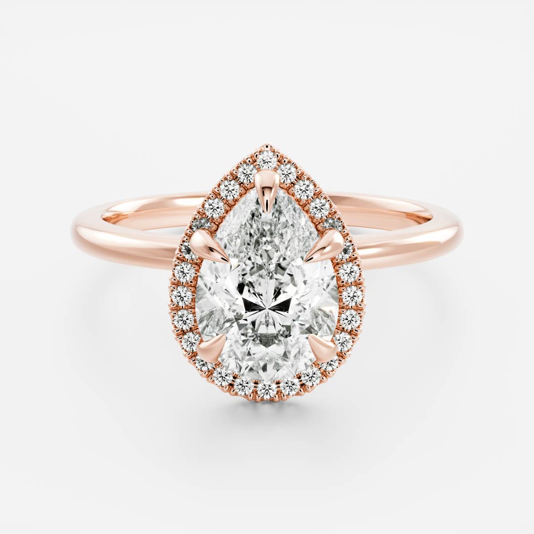 Solitaire-Oval Lab Grown Diamond Engagement Ring