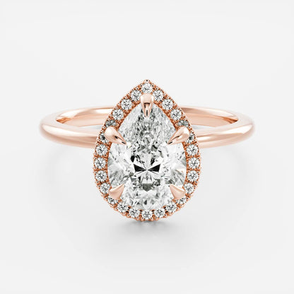 Solitaire-Oval Lab Grown Diamond Engagement Ring