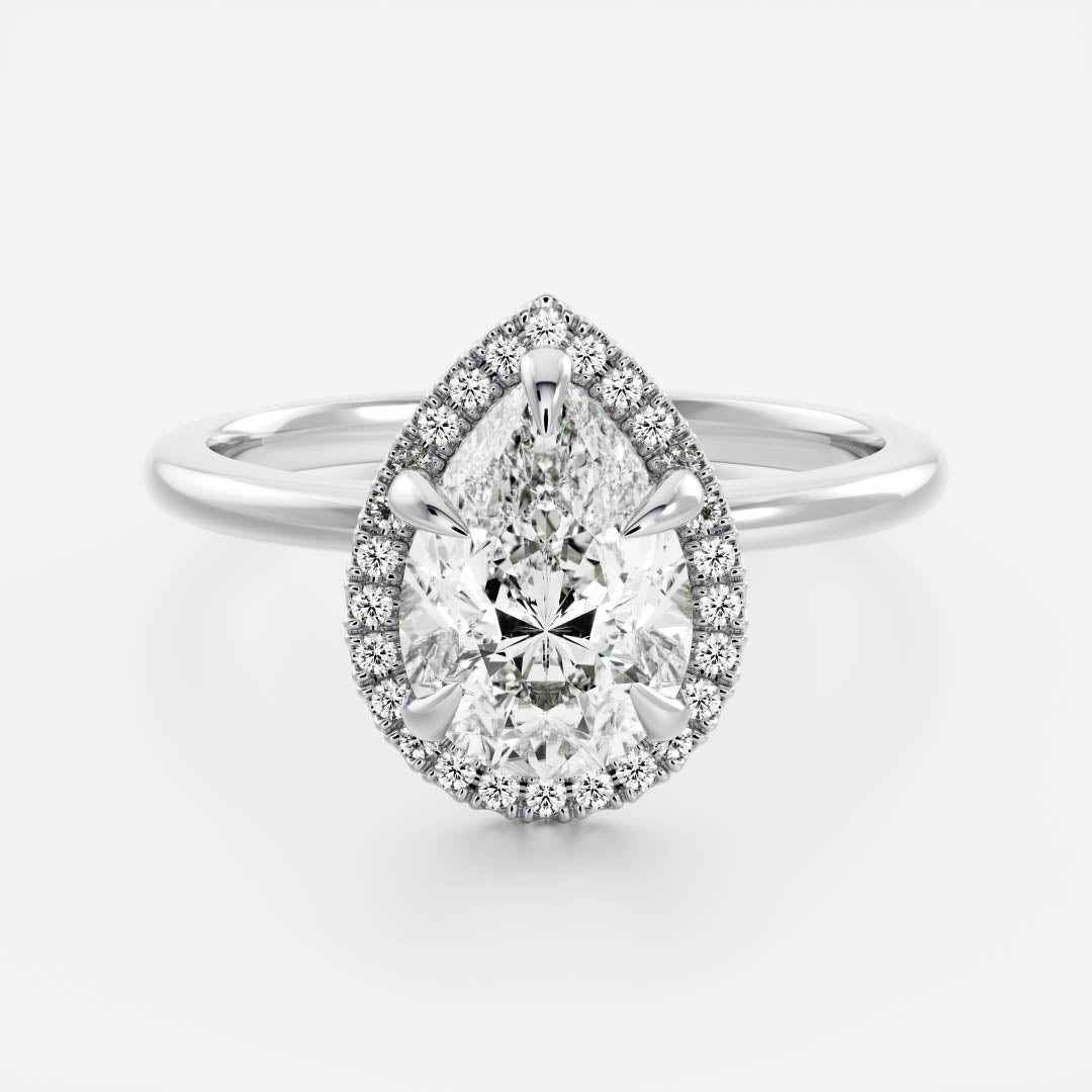 Solitaire-Oval Lab Grown Diamond Engagement Ring