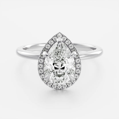 Solitaire- 1.0 CT Oval Moissanite Engagement Ring