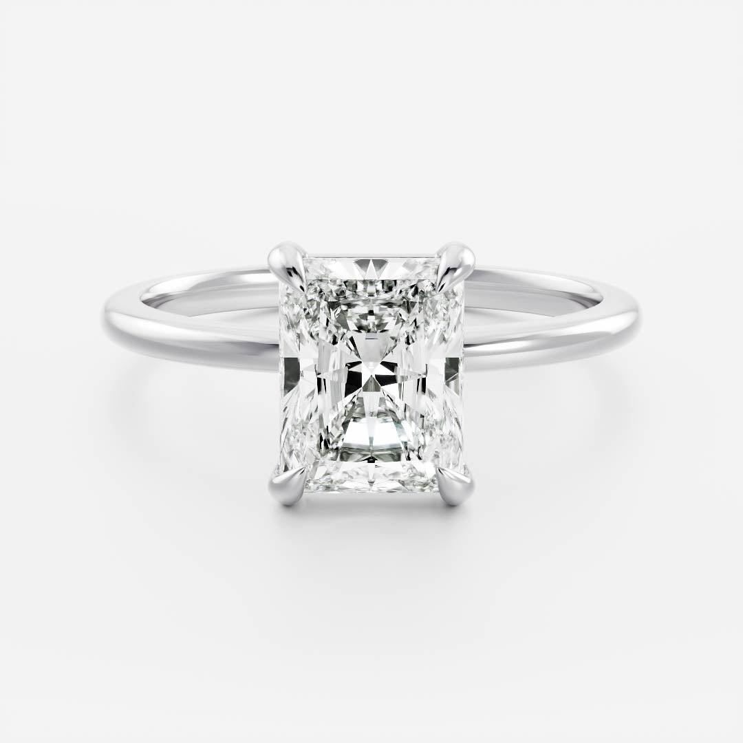 Solitaire-Oval Lab Grown Diamond Engagement Ring
