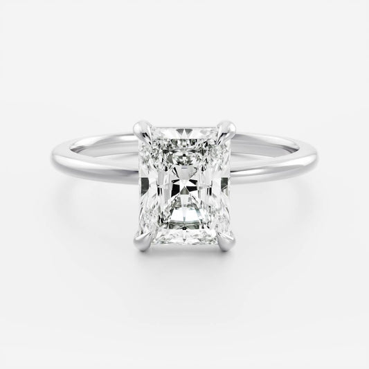 Solitaire-Oval Lab Grown Diamond Engagement Ring