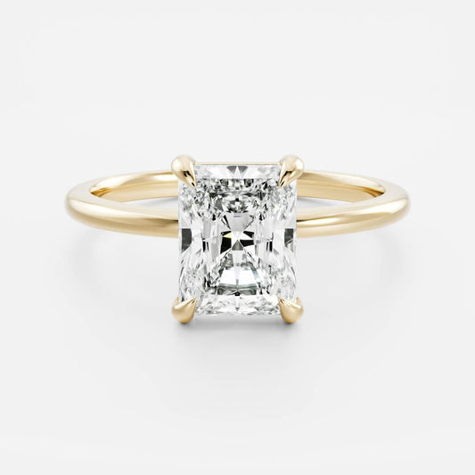Solitaire-Oval Lab Grown Diamond Engagement Ring