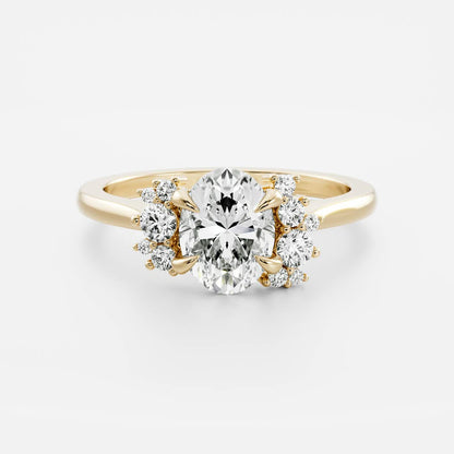 Solitaire-Oval Lab Grown Diamond Engagement Ring