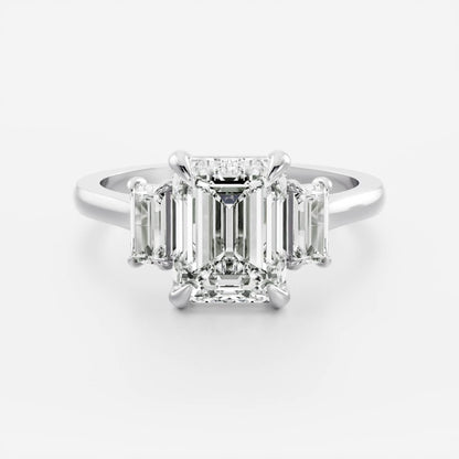 Solitaire- 1.0 CT Oval Moissanite Engagement Ring
