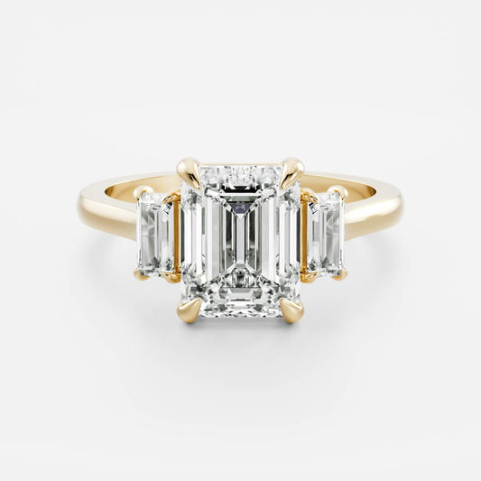 Solitaire- 1.0 CT Oval Moissanite Engagement Ring