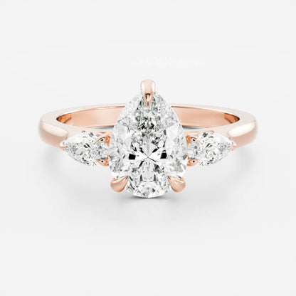 Solitaire-Oval Lab Grown Diamond Engagement Ring