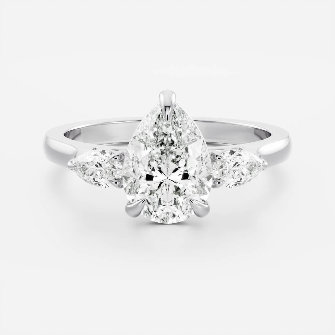 Solitaire-Oval Lab Grown Diamond Engagement Ring