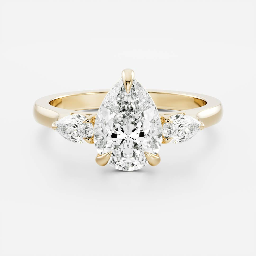 Solitaire-Oval Lab Grown Diamond Engagement Ring