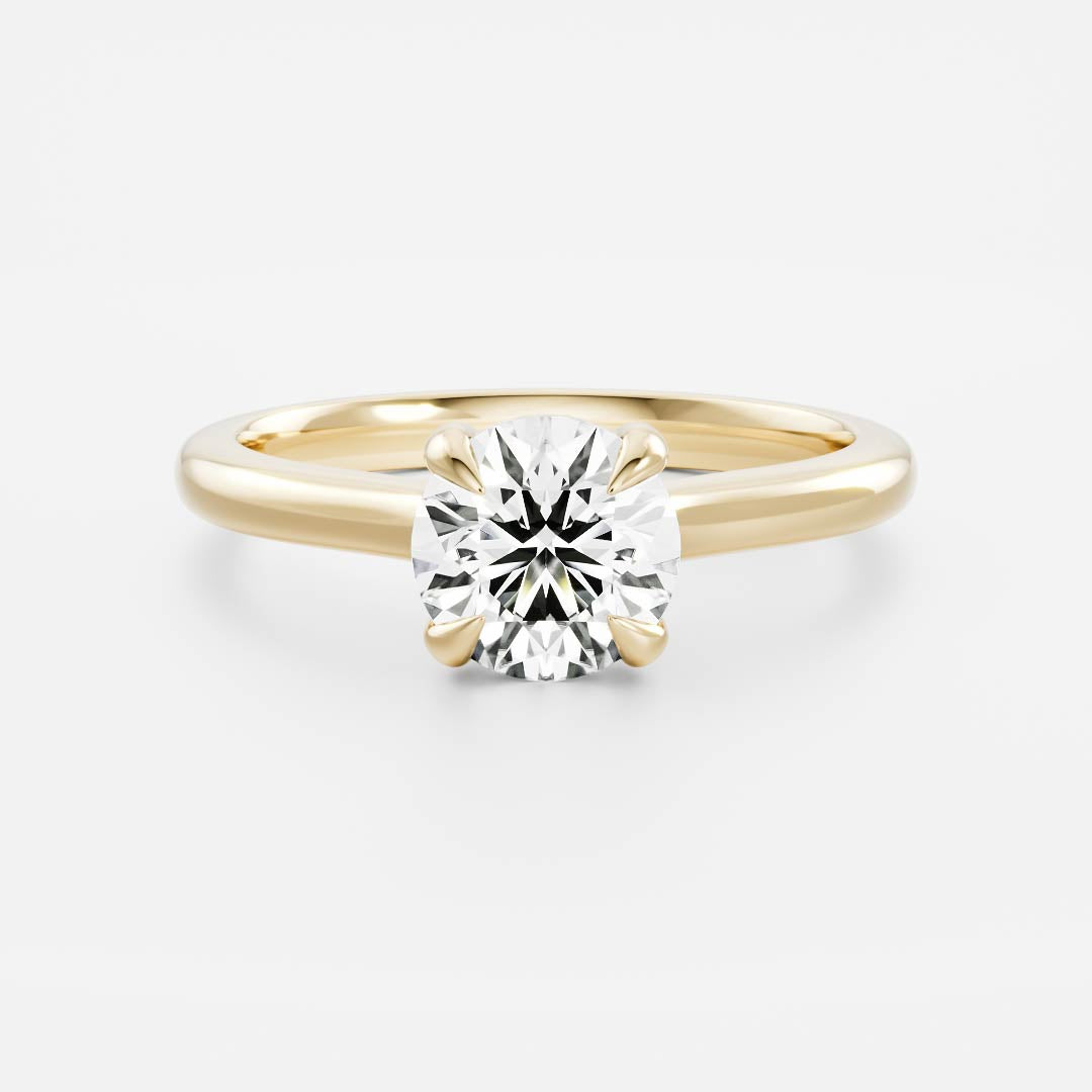 Solitaire-Oval Lab Grown Diamond Engagement Ring