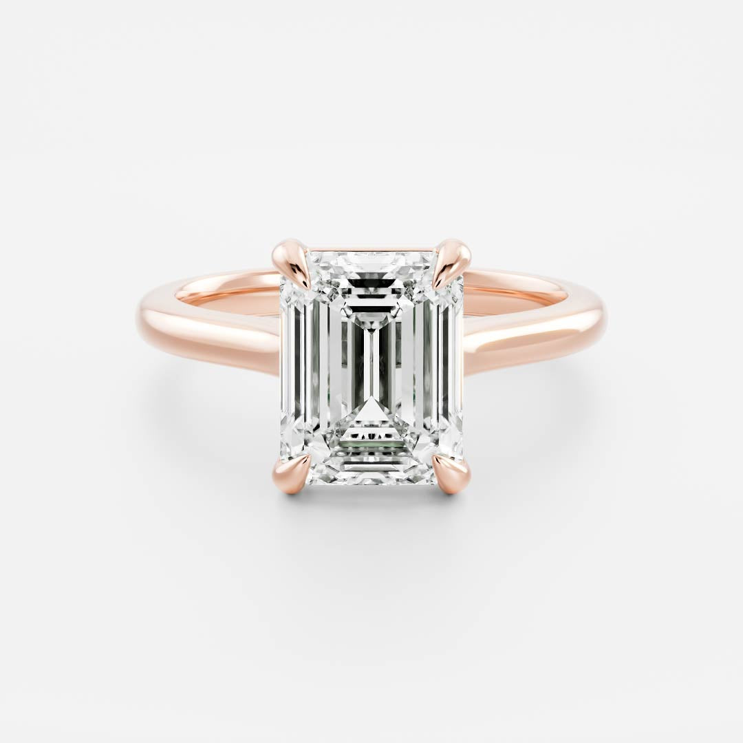 Solitaire-Oval Lab Grown Diamond Engagement Ring